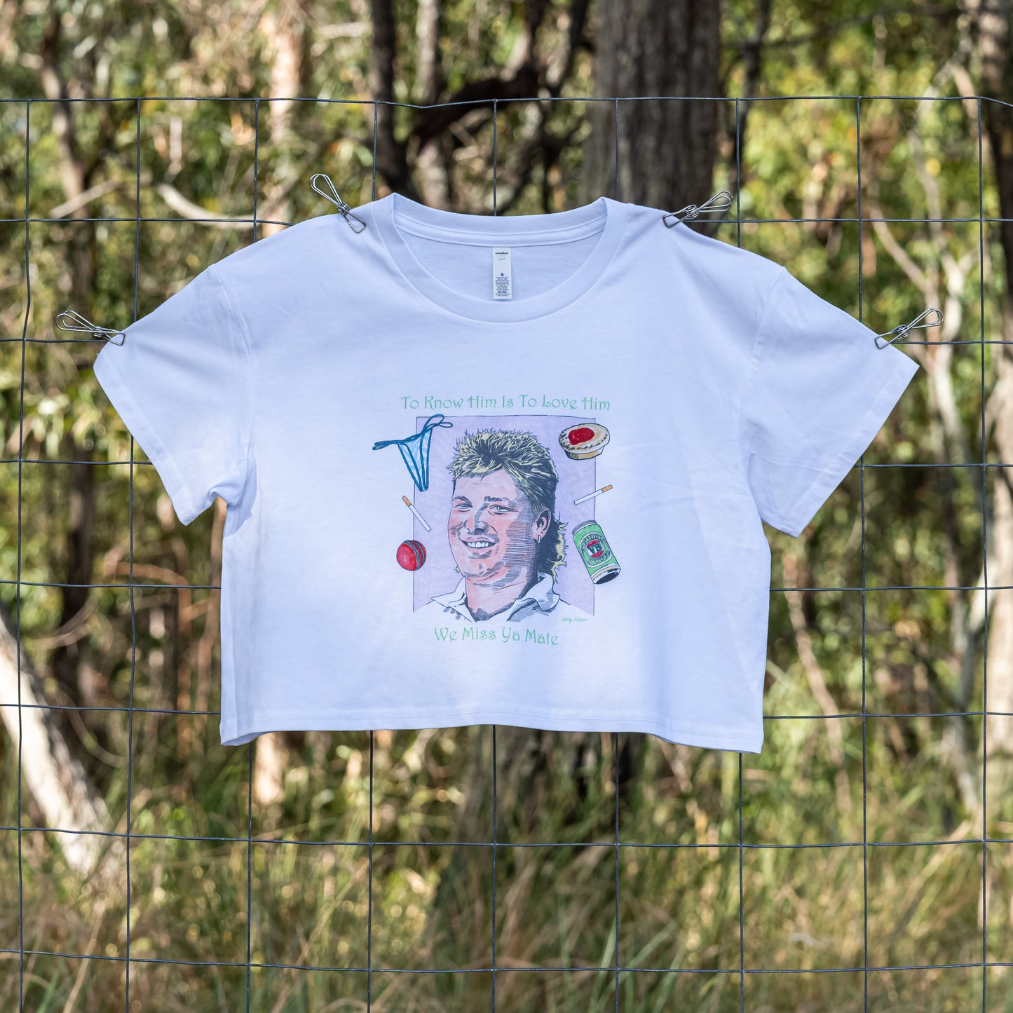 Warnie Crop Tee