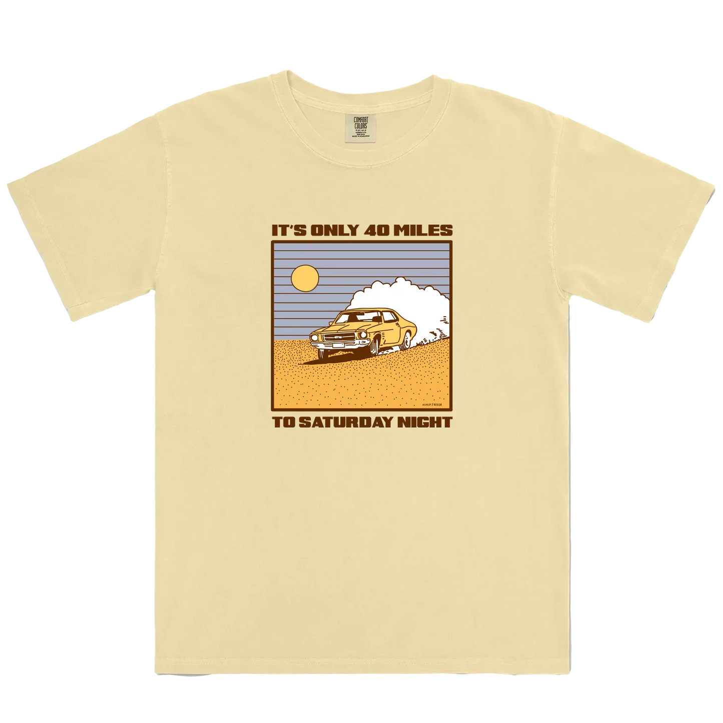 Butter front flat lay