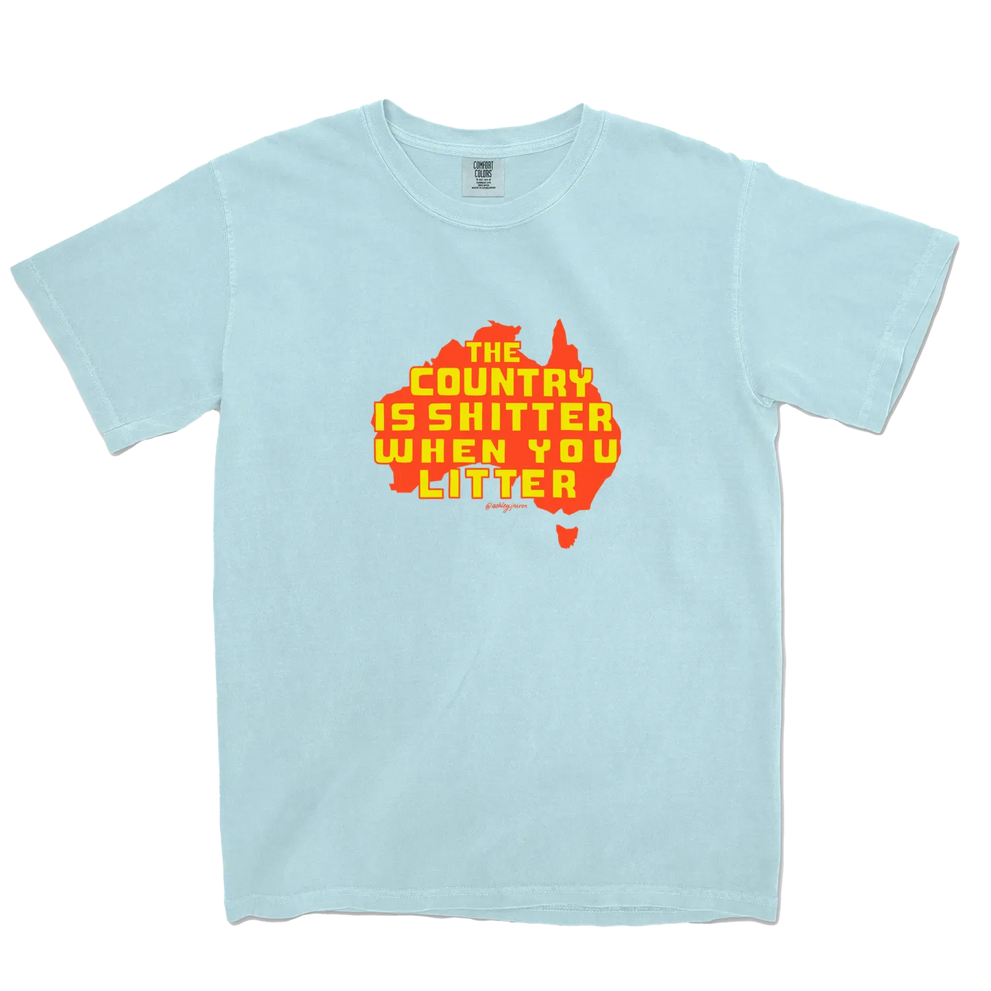 Chambray front flat lay