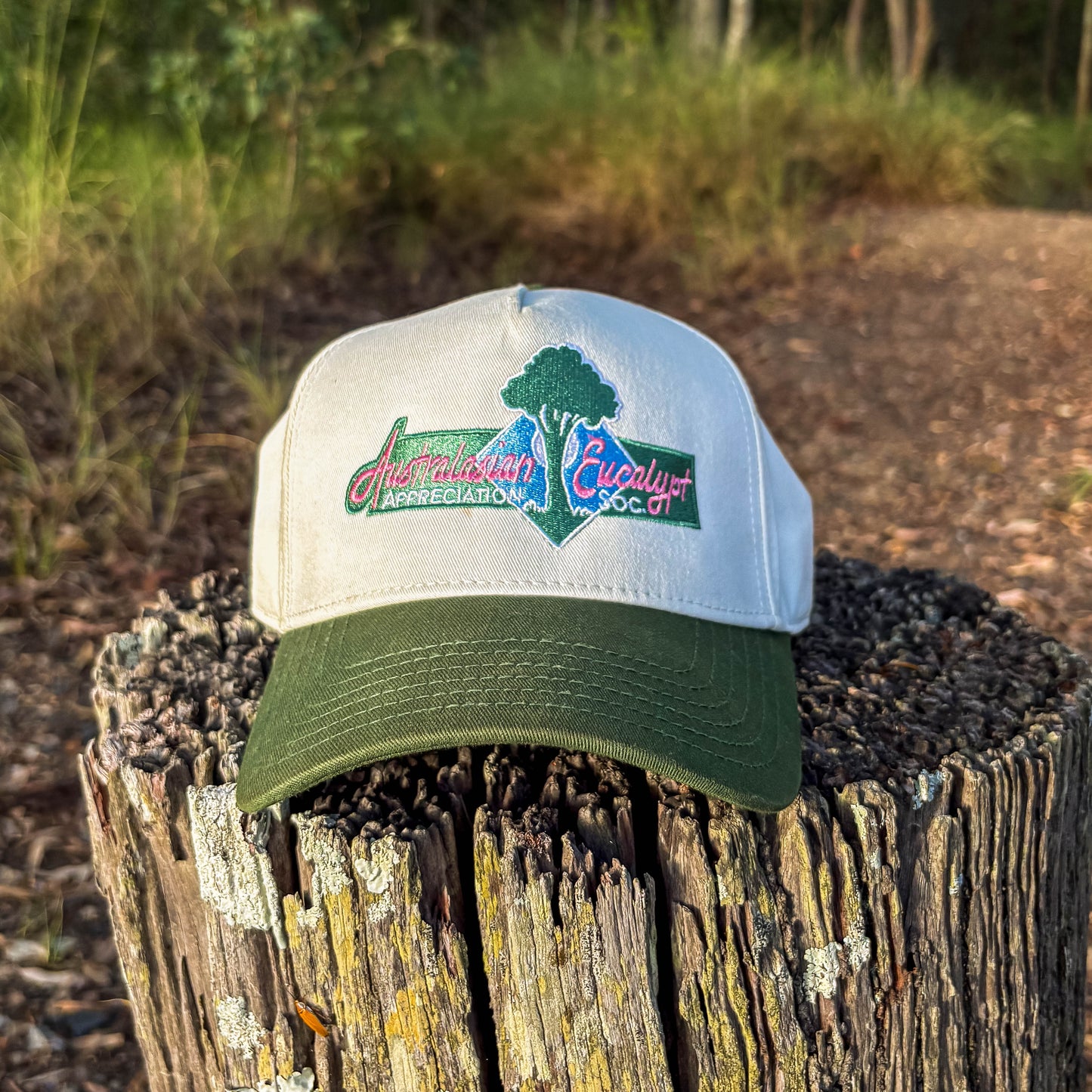Australasian Eucalypt Society Two Tone Forest / Natural Cap