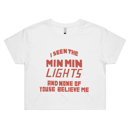 Min Min Red - Womens Crop