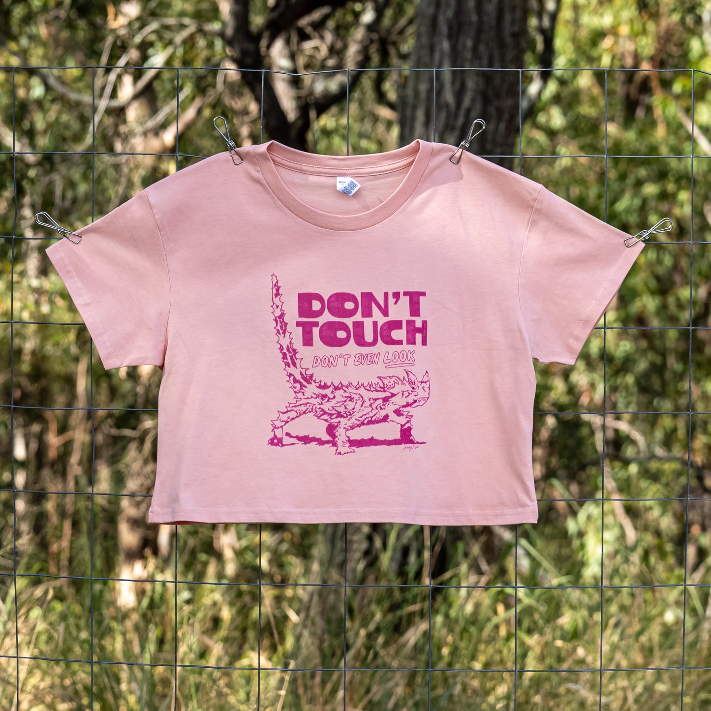 Don't Touch Crop Tee