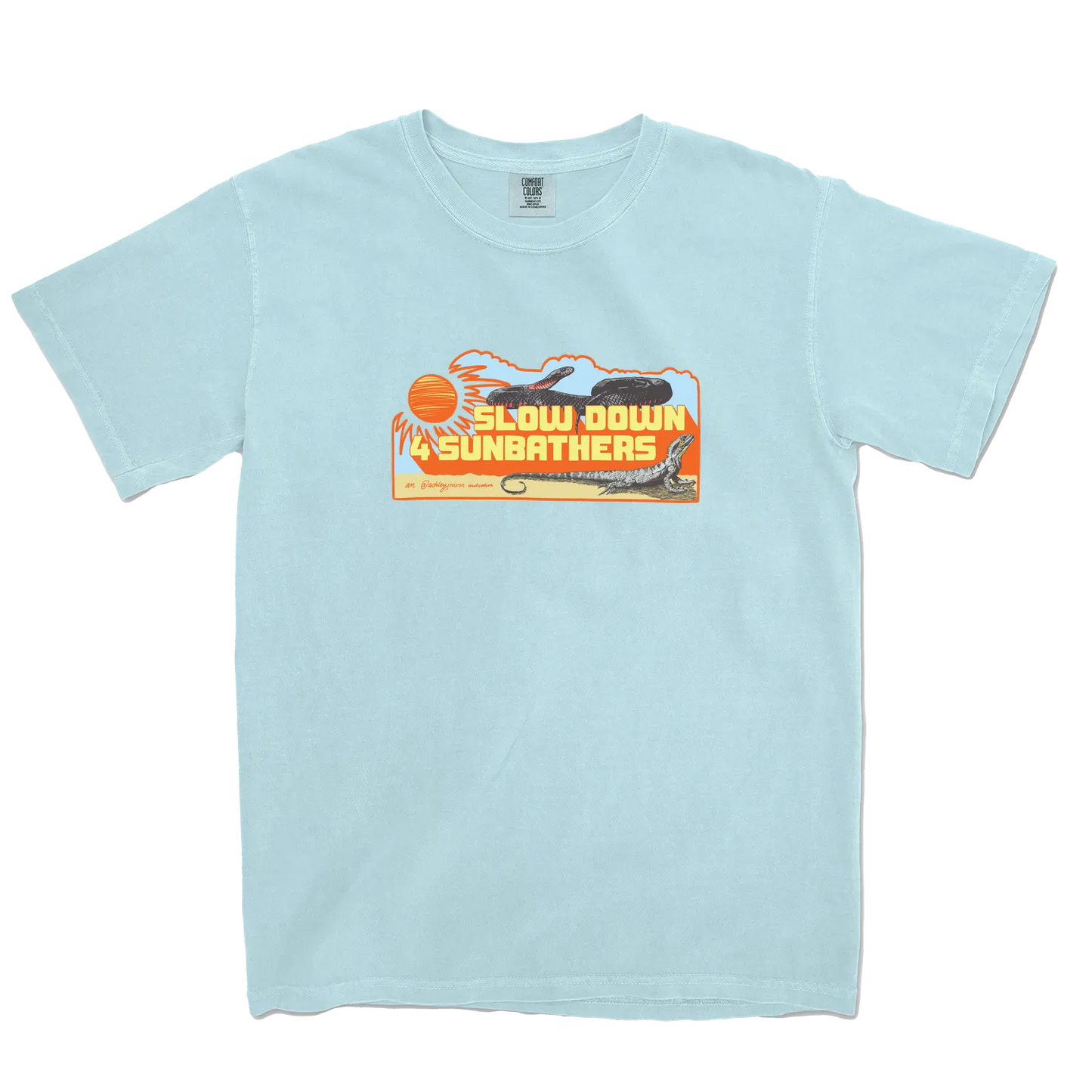 Chambray front flat lay