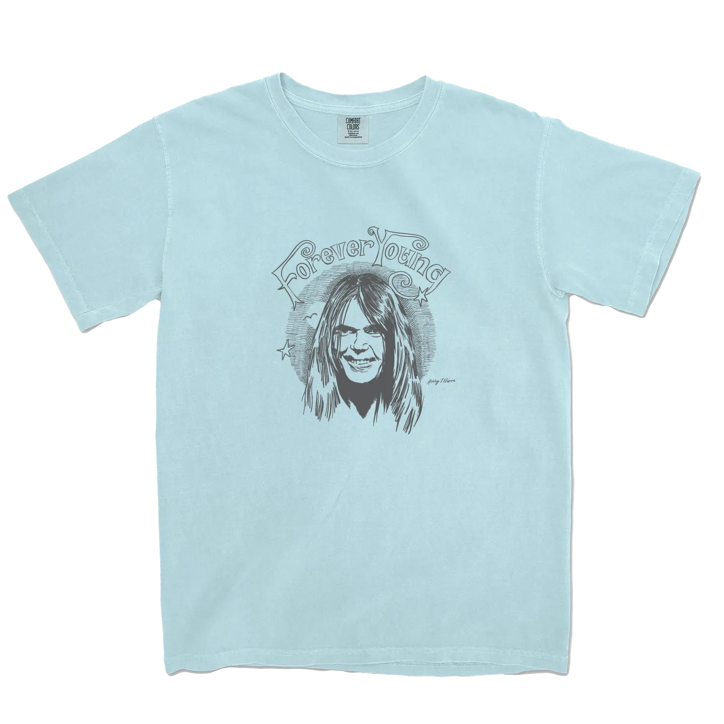 Chambray front flat lay