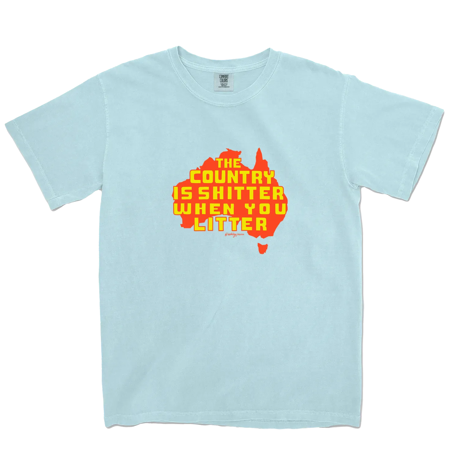 Chambray front flat lay