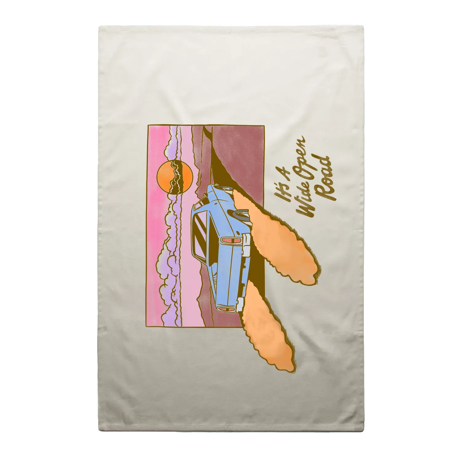 Cream front flat lay