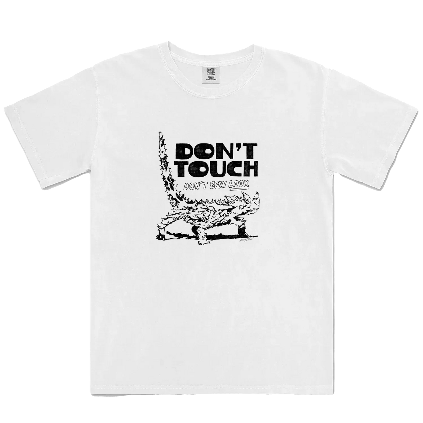 White front flat lay