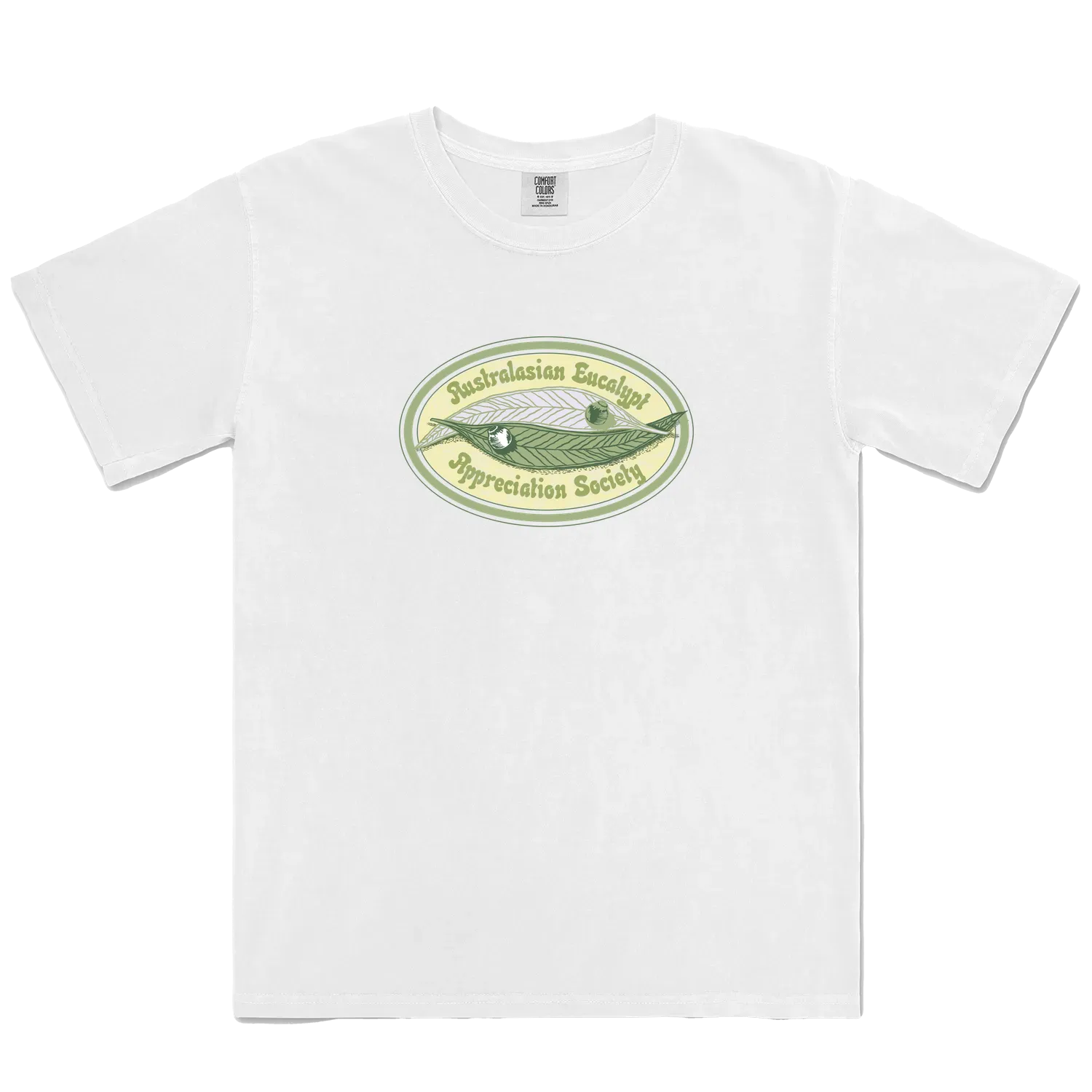 White front flat lay