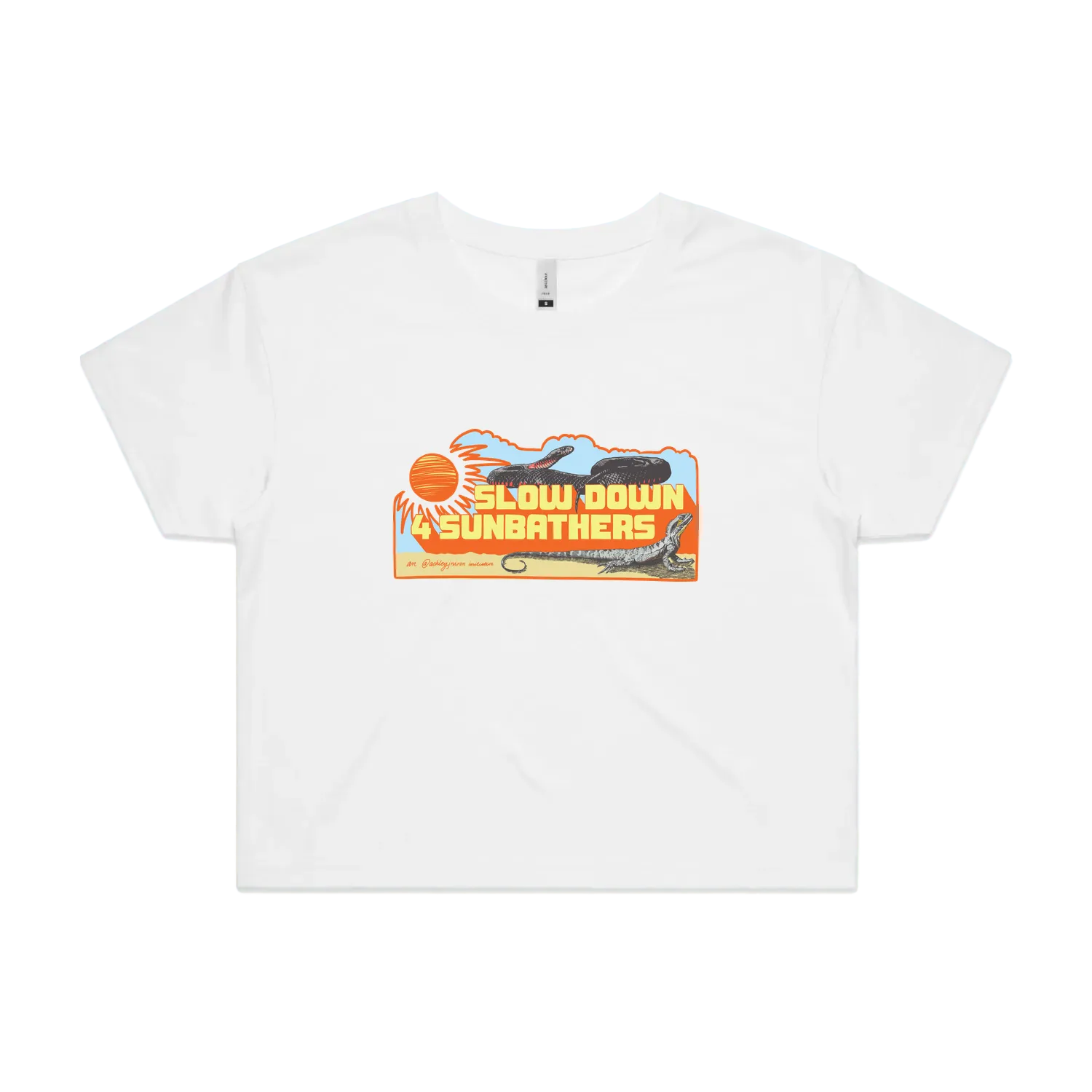 White front flat lay