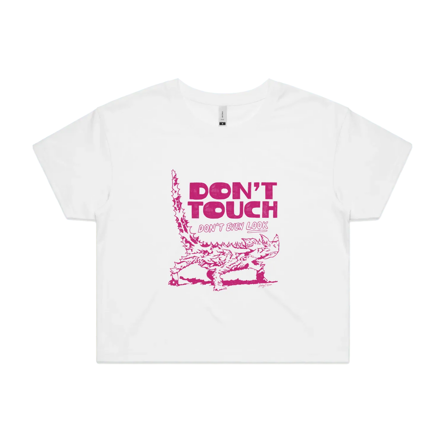 White front flat lay