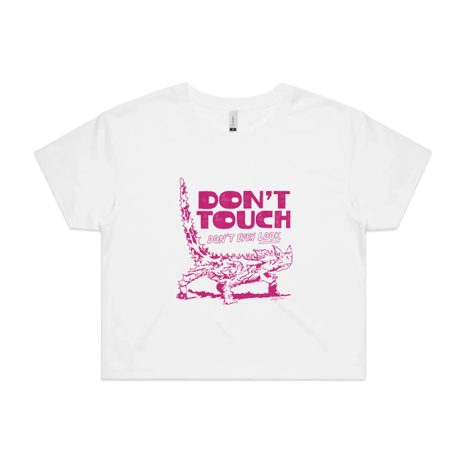 White front flat lay