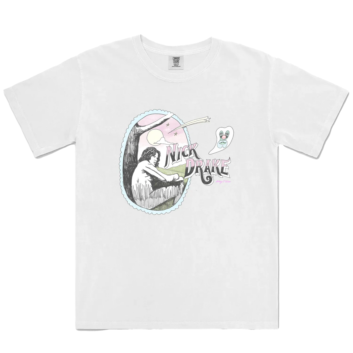 White front flat lay