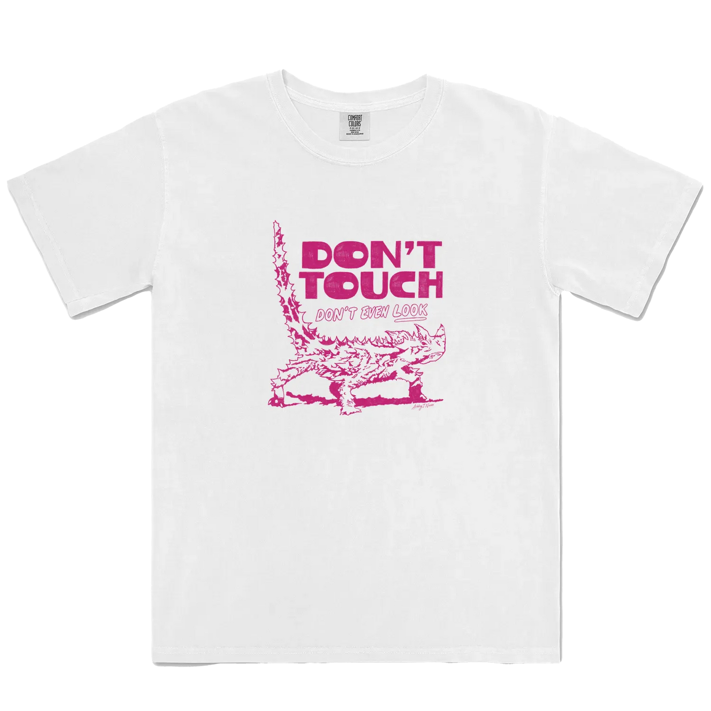 White front flat lay