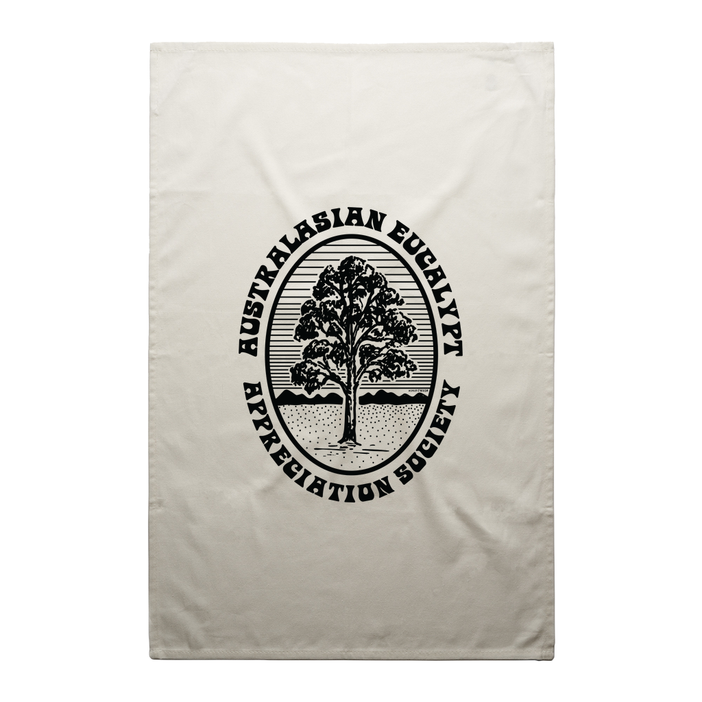 Eucalypt Society Retro - Tea Towel
