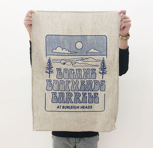 Burleigh Heads Linen Tea Towel